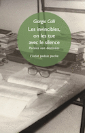 Invincibles, on les tue avec le silence (Les) [édition bilingue]